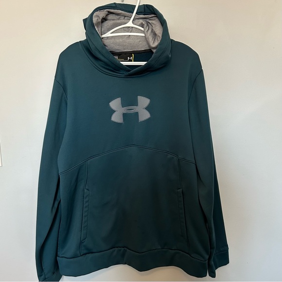 Under Armour | Hoodie | Size Mens L | Dark Blue/Green - Picture 1 of 8